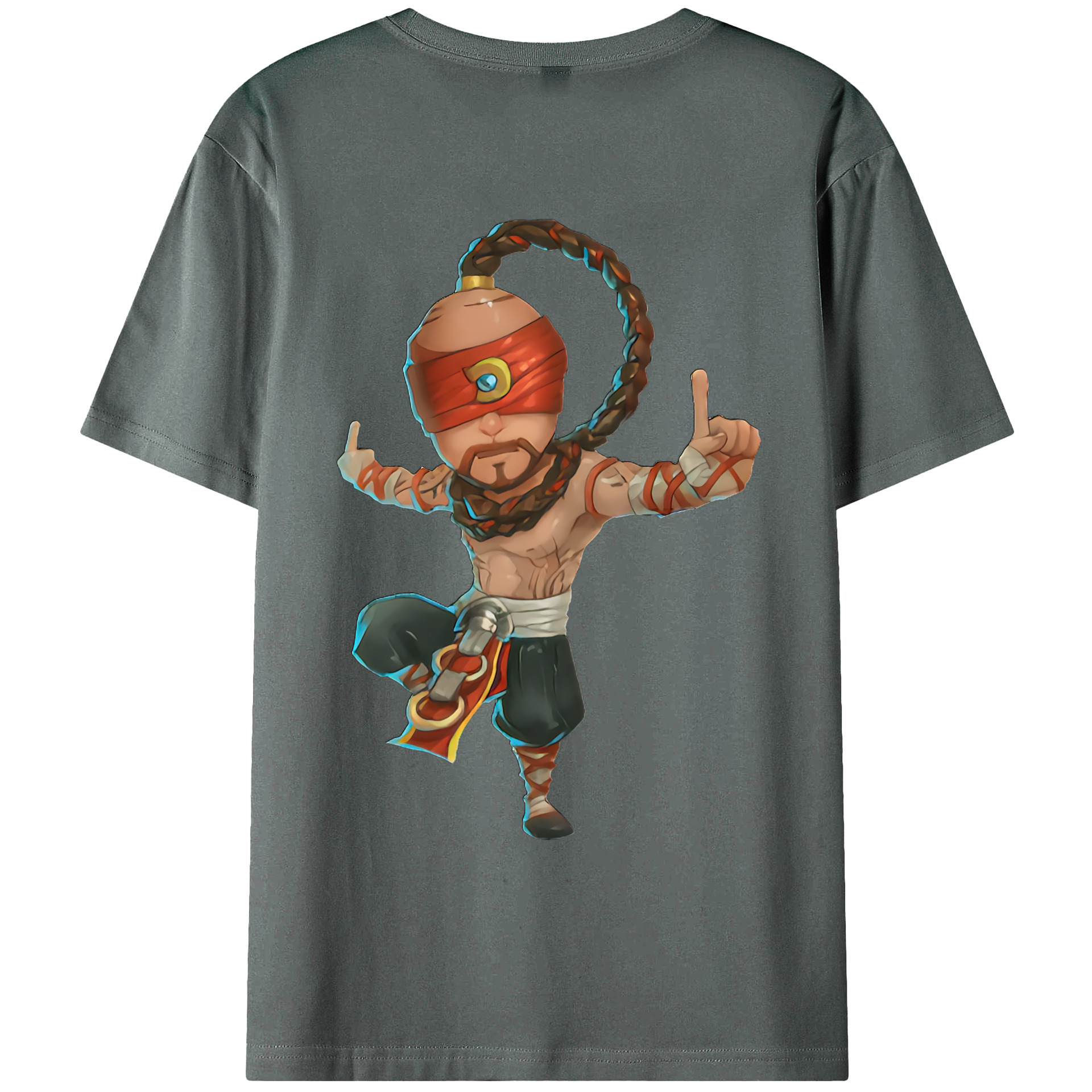 （画像用） リーグ・オブ・レジェンド League of Legends LOL 綿100％ メンズ半袖Tシャツ（バックプリント） 通気性